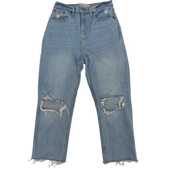 Abercrombie And Fitch The 90s Straight Ultra High Rise Jean Size 28 / 6S - Picture 1 of 13